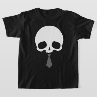 T-shirt Crâne personnalisable avec cravate