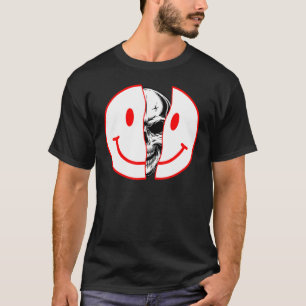 T-shirt Crâne Rip Le Sourire Visage Je Suis D'Accord Je Su