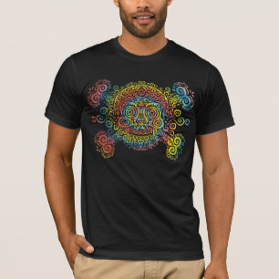 T-shirt Crâne teint noué de sucre