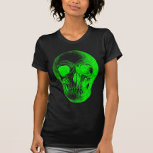 T-shirt crâne vert