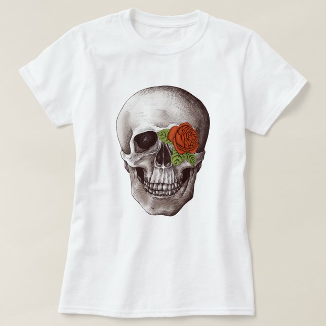 T-shirt Crâne vintage (Design devant)