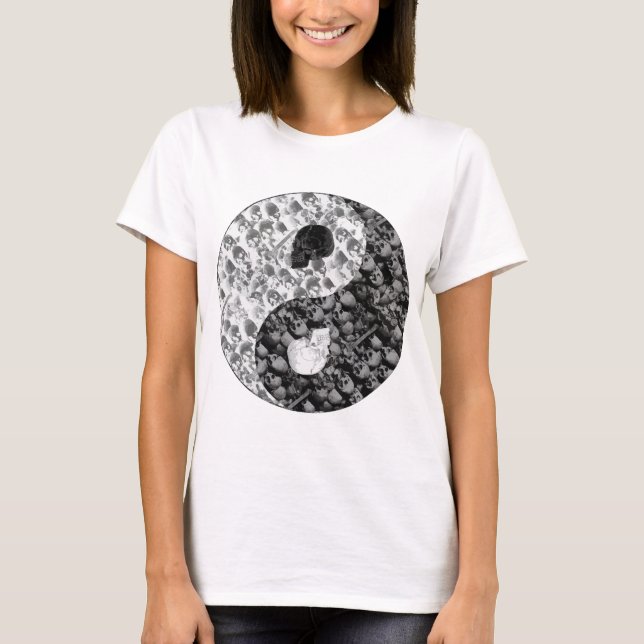 T-shirt Crâne Yin Yang (Devant)