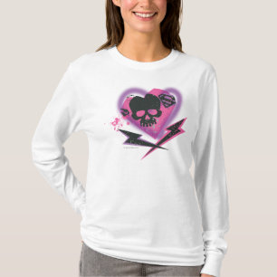 T-shirt Crânes et foudre de Supergirl