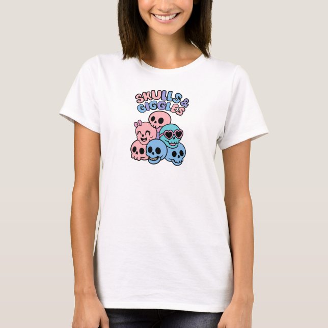 T-shirt Crânes et gigles (Devant)