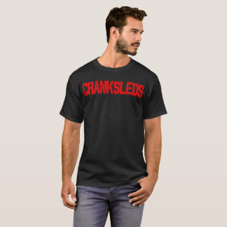 T-shirt CrankSleds Typo - Rouge