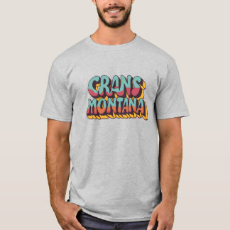 T-shirt Crans-Montana : Le bijou alpin de Suisse
