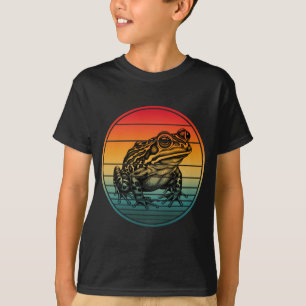 T-shirt Crapaud Amphibien Grenouille Rétro Vintage