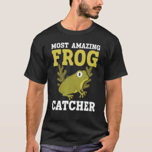T-shirt Crapaud Chasseur Grenouille Crapaud Tetard Amphibi