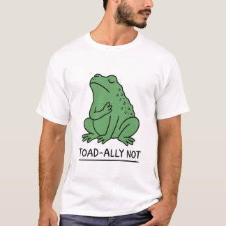 T-shirt Crapaud Drôle - Allié Pas Grenouille