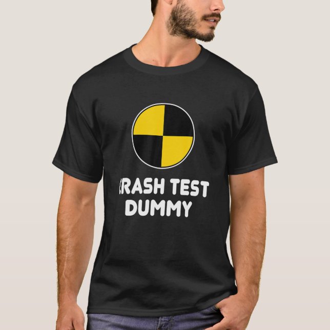 T-shirt Crash Test Dummy Halloween (Devant)