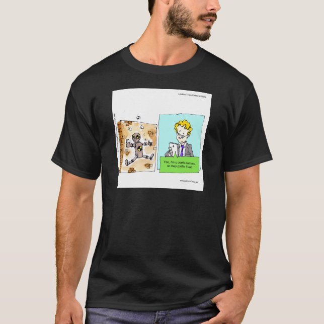 T-shirt Crash Texte idiot drôle (Devant)