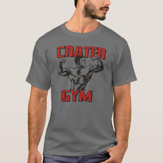 T-shirt Crater Gym Vintage drôle