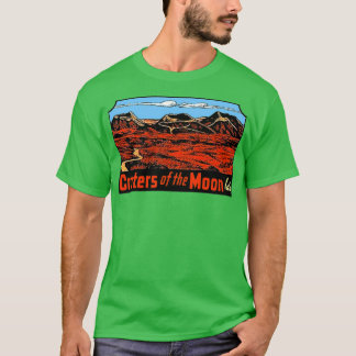 T-shirt Cratères de la Lune Vintage voyage Idaho