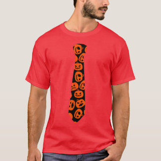 T-shirt Cravate citrouille