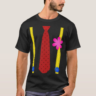 T-shirt Cravate clown Jumbo Costume clown Cirque Costume