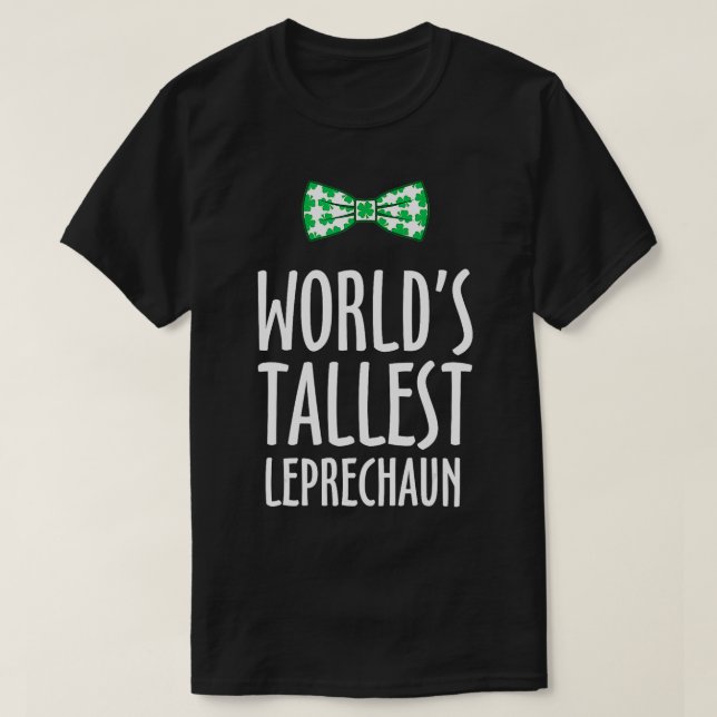 T-shirt Cravate de Jour de la Saint Patrick la plus haute  (Design devant)