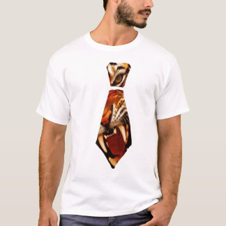 T-shirt Cravate sauvage (tigre)
