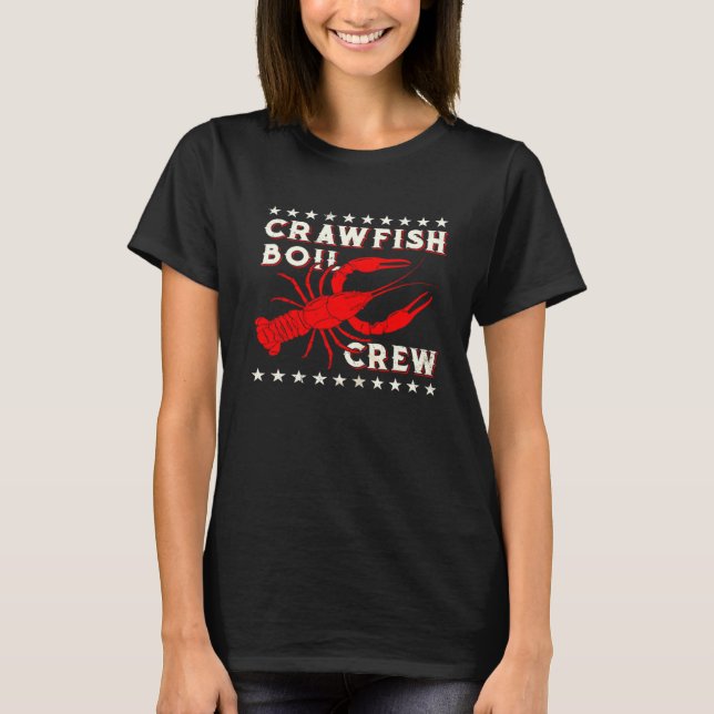 T-shirt Crawfish Boil Crew  Cajun  For Men Mardi Gras (Devant)