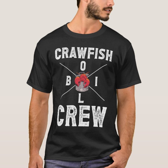 T-shirt Crawfish Boil Crew Crayfish  3 (Devant)