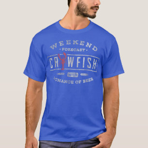 T-shirt Crawfish Boil Dons Weekend Prévision Cajun et Bee