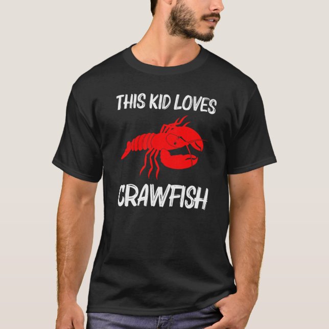 T-shirt Crawfish For Kids Crayfish  Crawfish Eating (Devant)