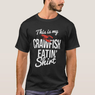 T-shirt Crawfish Manger Crayfish Boire Crawfish