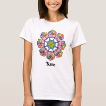 Crayon coloré dessiné géométrique Mandala Customis