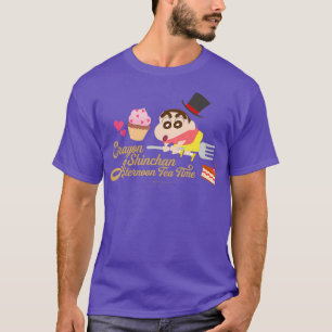 T-shirt Crayon Shin-chan Magic Casquette et Shin-chans Tea