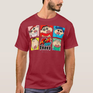 T-shirt Crayon Shin-chan set Kasukabe Defence Corps