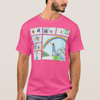 T-shirt Crayon Shin-chan Shin-chan et Hiroshi Journée humi