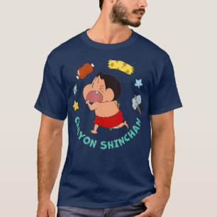 T-shirt Crayon Shin-chan Shin-chan Primitive era