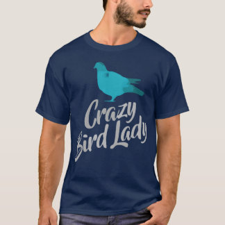 T-shirt Crazy Bird Lady garçon de famille