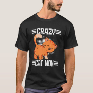T-shirt Crazy Cat Mom