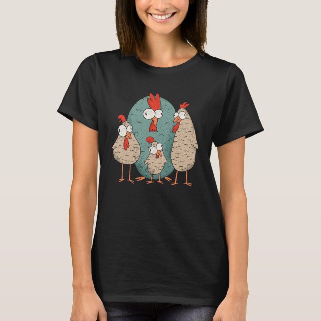 T-shirt Crazy Chicken (Devant)