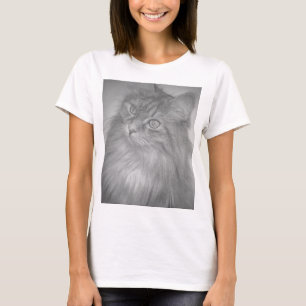 T-shirt Crazy Et Cute Kitty