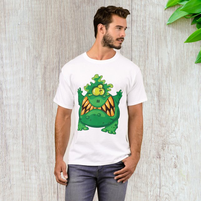 T-shirt Crazy Green Monster (Créateur téléchargé)