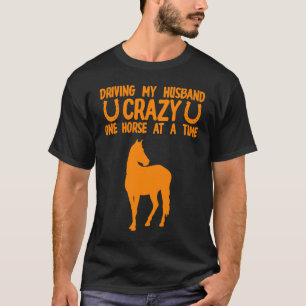 T-shirt Crazy Horse dame animal Foal femmes filles