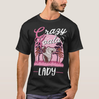 T-shirt Crazy Koala lady Koala Girl