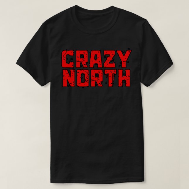 T-shirt Crazy North Red (Design devant)