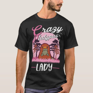 T-shirt Crazy Platypus lady Platypus Girl
