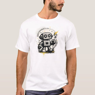 T-shirt Crazy Robot