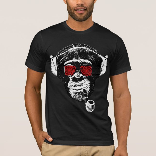 T-shirt Crazy singe (Devant)