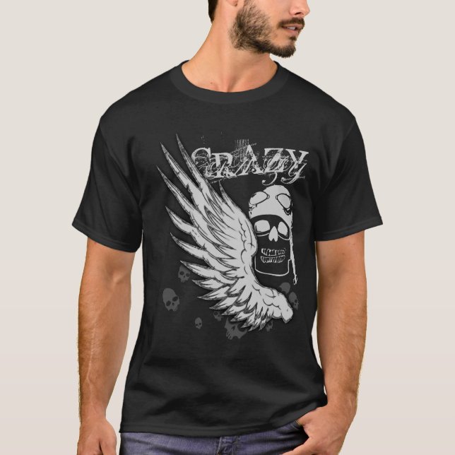 T-shirt Crazy Suicide pilote (Devant)