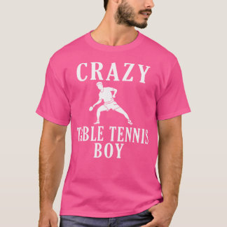 T-shirt Crazy Table Tennis Boy