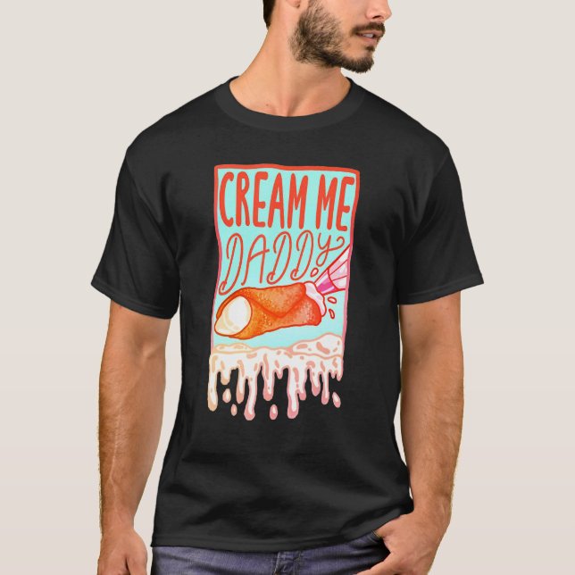 T-shirt Cream Me Papa (Devant)