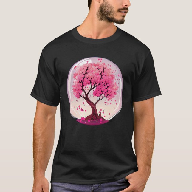 T-shirt Create an Ambiance of Renewal with this Cherry Blo (Devant)