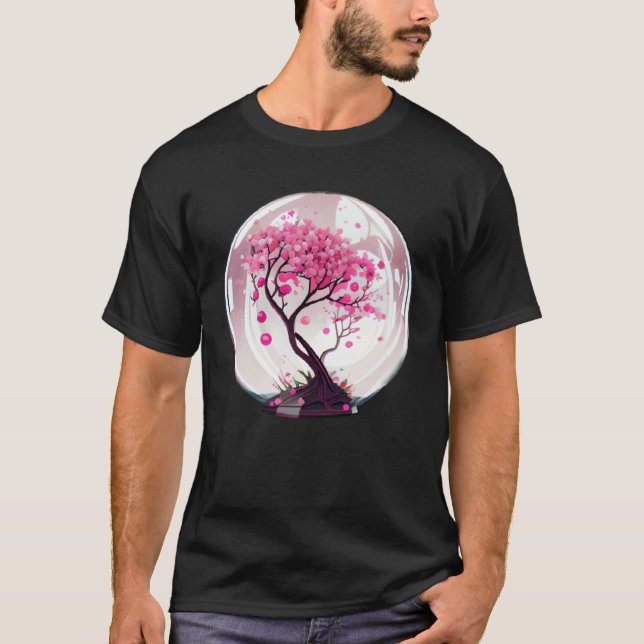 T-shirt Create an Ambiance of Renewal with this Cherry Blo (Devant)