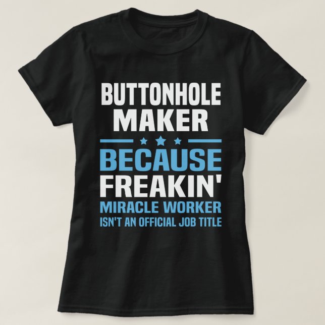T-shirt Créateur de boutons (Design devant)