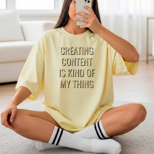 T-shirt Créateur de contenu