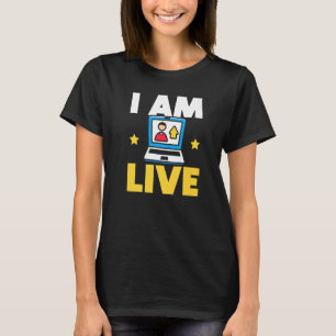 T-shirt Créateur de contenu Médias sociaux Influenceur Vlo
